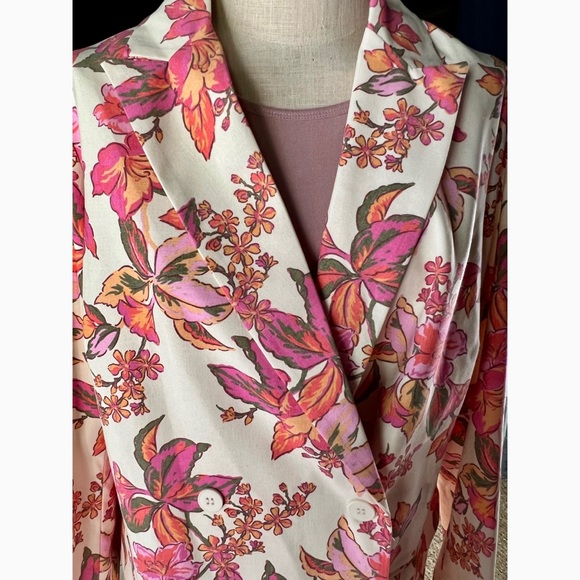 Anthropologie Dolan Floral Blazer 1X - Picture 3 of 12